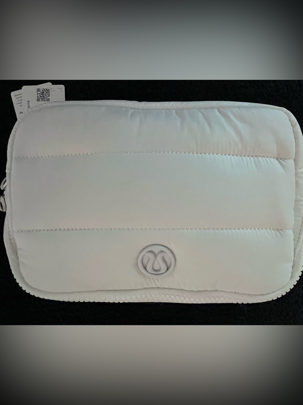 lululemon athletica White Quilted Crossbody Bag